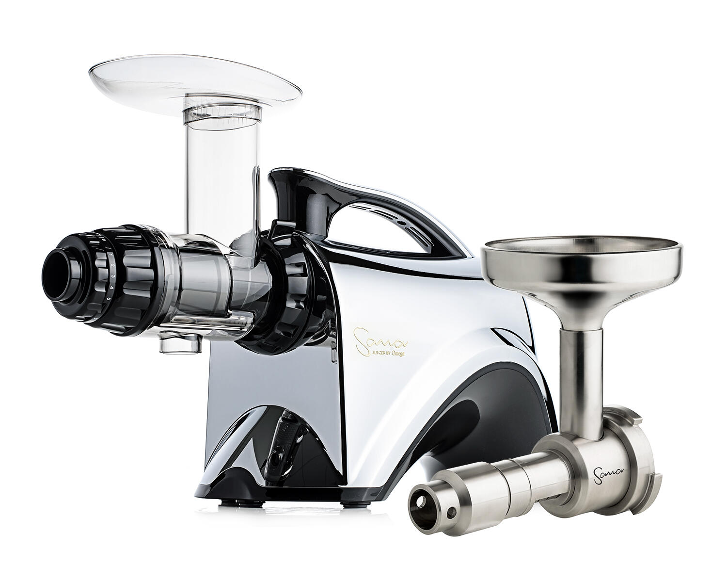 Sana Juicer EUJ606 Chrome + Sana Oil Extractor EUJ702